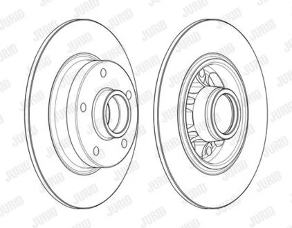 Диск тормозной RENAULT Jurid 562732J1