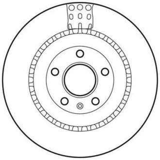 Гальмівний диск задній Audi A4, A5, A6, A7, A8, Q5, Q7 / VW Touareg / Porsche Macan Jurid 562735JC