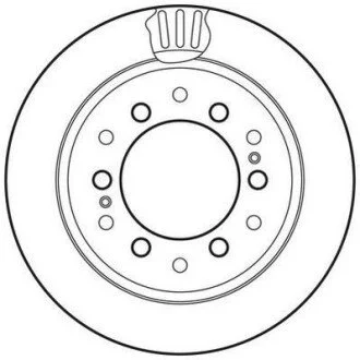 Диск гальмівний LEXUS,TOYOTA Jurid 562738JC