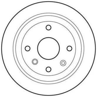 Гальмівний диск задній CHEVROLET AVEO/LACETTI DACIA LOGAN Jurid 562740JC