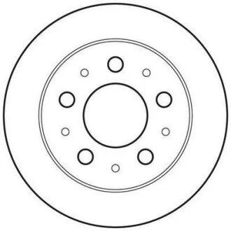 Гальмівний диск задній Peugeot Boxer / Citroen Jumper / Fiat Ducato Jurid 562753JC