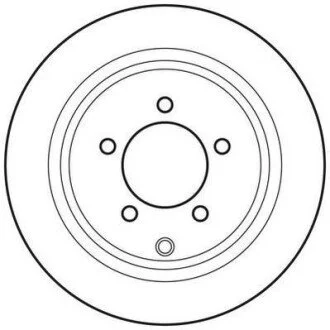 Гальмівний диск задній Jeep Compas, Patriot / Dodge Caliber / Chrysler 200, Sebring Jurid 562756JC