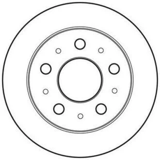 Тормозной диск задний Peugeot Boxer / Citroen Jumper / Fiat Ducato Jurid 562757JC