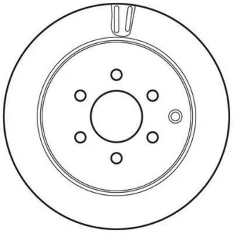 Гальмівний диск Jurid 562782JC
