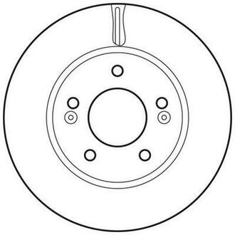 Тормозной диск передний Hyundai Accent / Elantra Jurid 562817JC (фото 1)