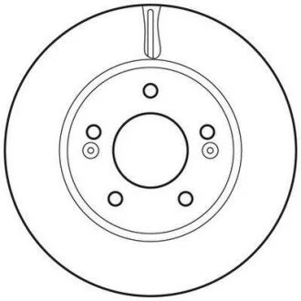 Гальмівний диск передній Hyundai Accent / Elantra Jurid 562817JC