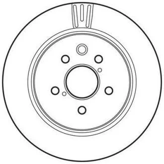 Диск гальмівний LEXUS Jurid 562823JC