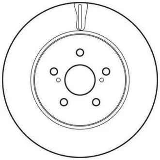 Диск тормозной LEXUS Jurid 562824JC