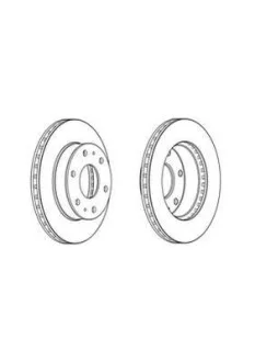 Гальмівний диск Jurid 562861JC