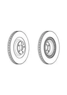 Диск гальмівний AUDI Jurid 562946JC1