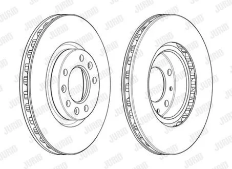 Диск тормозной CITROEN Jurid 562991JC1