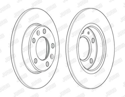 Гальмівний диск Jurid 562996JC (фото 1)