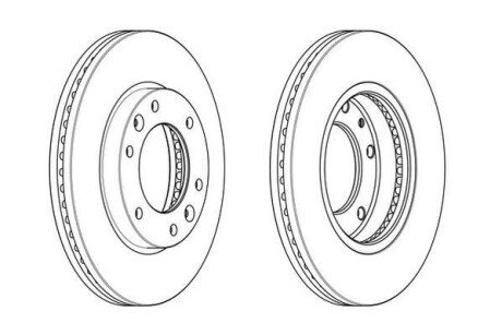 Гальмівний диск Jurid 563006JC