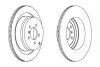Тормозной диск задний LAND ROVER RANGE ROVER Jurid 563023JC1 (фото 1)