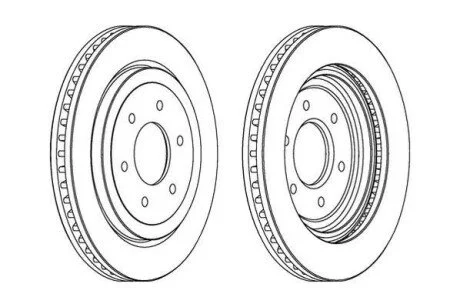 Диск гальмівний NISSAN Jurid 563024JC1