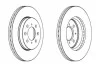 Диск тормозной HONDA Jurid 563065JC (фото 1)