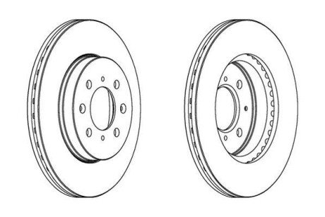 Диск тормозной HONDA Jurid 563065JC