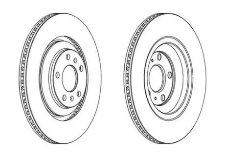 Диск гальмівний AUDI,VOLKSWAGEN Jurid 563095JC