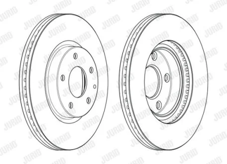 Гальмівний диск Jurid 563117JC