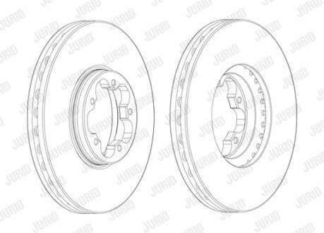 Гальмівний диск Jurid 563124J1