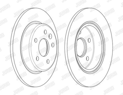 Гальмівний диск Jurid 563143JC