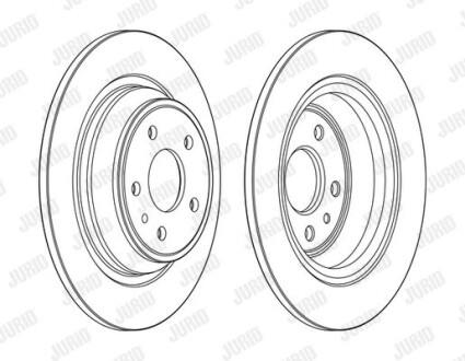 Гальмівний диск Jurid 563155JC