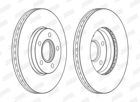 Гальмівний диск Jurid 563160JC