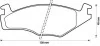 Тормозные колодки SEAT Cordoba, Ibiza, Inca, Toledo VOLKSWAGEN Caddy, Golf (1), Golf (2), Golf (3), Jurid 571317J (фото 1)