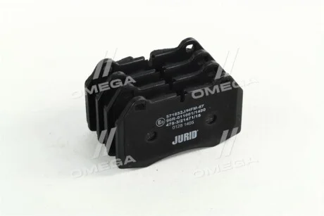 Фото тормозные колодки передние BMW 5/7/8 NISSAN SKYLINE MASERATI GRANSPORT Jurid 571852J Тормозные колодки передние BMW 5/7/8 NISSAN SKYLINE MASERATI GRANSPORT Jurid 571852J