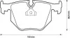 Тормозные колодки задние BMW 3/7/X3/X5/Z4/Z8 LAND ROVER RANGE ROVER Jurid 571918J (фото 1)