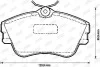 Колодка гальм. диск. CITROEN XSARA, RENAULT KANGOO (KC0/1_) передн. Jurid 571931J (фото 3)