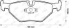 Тормозные колодки задние BMW 3-Series, Z4 / Rover 75 / MG / Saab Jurid 571960JC (фото 4)