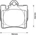 Тормозные колодки задние MERCEDES-BENZ S Jurid 571962J (фото 1)