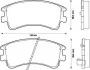 Колодки гальмівні MAZDA 6 Jurid 572482J (фото 1)