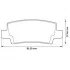 Тормозные колодки TOYOTA Corolla Jurid 572492J (фото 1)