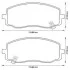 Тормозные колодки KIA Picanto Jurid 572526J (фото 1)