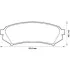 Тормозные колодки задние LEXUS LX TOYOTA LAND CRUISER Jurid 572548J (фото 1)