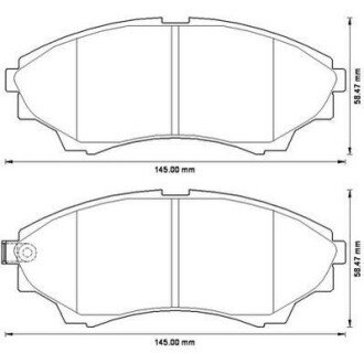 Колодки дискового гальма Jurid 572572J