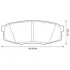 Гальмівні колодки задні Toyota Land Cruiser 200, Sequoia, Tundra / Lexus LX Jurid 572597J (фото 1)