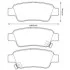 Тормозные колодки Honda CR-V III 01/07-&gt; Jurid 572606J (фото 1)
