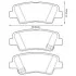 Гальмівні колодки задні Hyundai Accent IV, Elantra V, Solaris, Elantra, Sonata / Kia Rio, Soul / Ssa Jurid 572629J (фото 1)