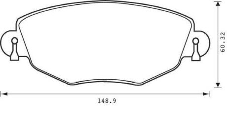 Тормозные колодки передние FORD MONDEO JAGUAR X-TYPE Jurid 573013J