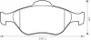 Гальмівні колодки передні FORD FIESTA/FUSION/KA/PUMA MAZDA 121/2 Jurid 573041J (фото 1)