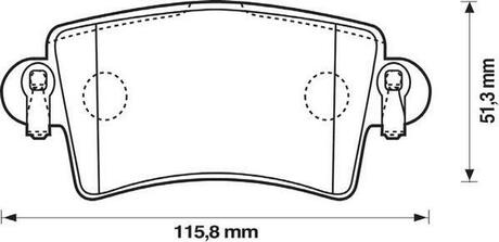 Колодки дискового тормоза Jurid 573055J (фото 1)