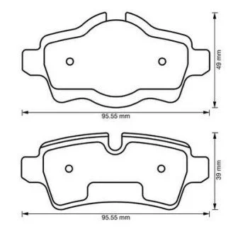 Гальмівні колодки задні MINI Cooper / Clubman Jurid 573200J