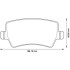 Тормозные колодки задние LAND ROVER FREELANDER 2 / RANGE ROVER EVOQUE/ FORD GALAXY / Volvo V60/ V70 Jurid 573250J (фото 1)