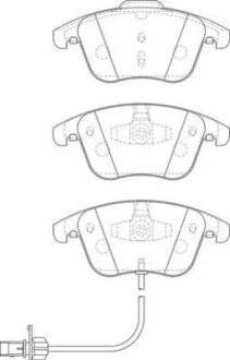 Гальмівні колодки Audi A4 /A5 Jurid 573258J