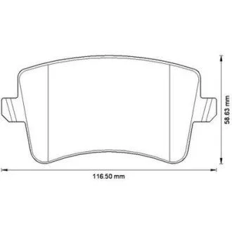 Гальмівні колодки Audi A4 /A5 /Q5 Jurid 573259J