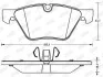 Колодка гальм. диск. FORD KUGA задн. Jurid 573263J (фото 3)