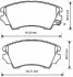 Тормозные колодки передние Opel Astra / Insignia / CHEVROLET MALIBU /Camaro Jurid 573270J (фото 1)